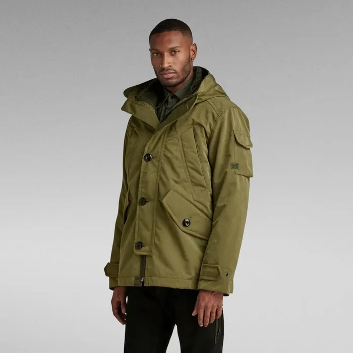 Winter Coats Men GStar RAW 2In1 Adaptable Vodan Jacket Shadow Olive