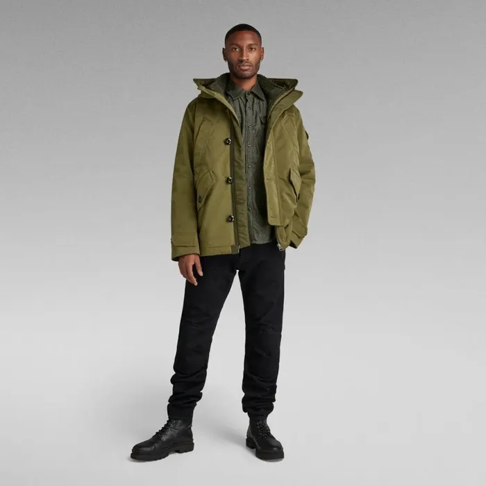 Winter Coats Men GStar RAW 2In1 Adaptable Vodan Jacket Shadow Olive