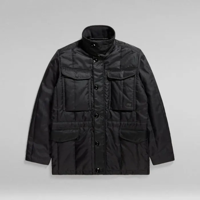 Winter Coats Men GStar RAW Field Jacket Dark Blackasfalt