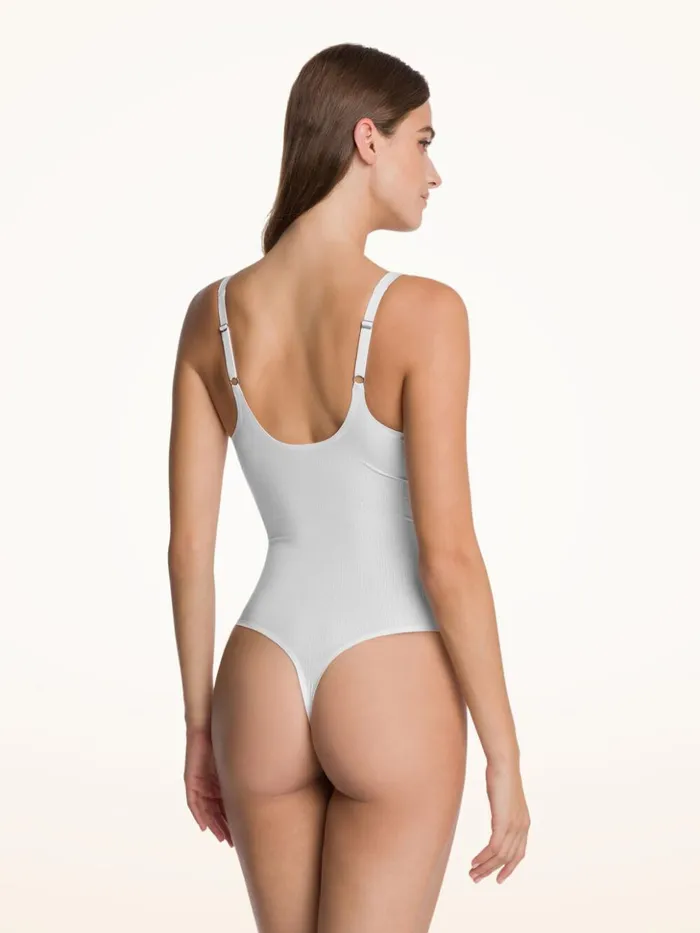 Wolford Beauty Cotton Bodysuit Pearl Women Lingerie Bodies