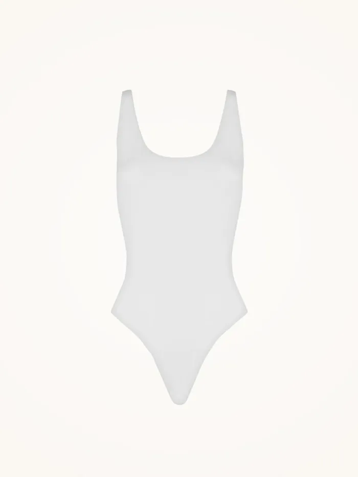 Wolford Beauty Cotton Bodysuit Pearl Women Lingerie Bodies