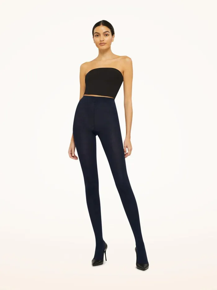 Wolford CashmereSilk Tights Navy Women Tights