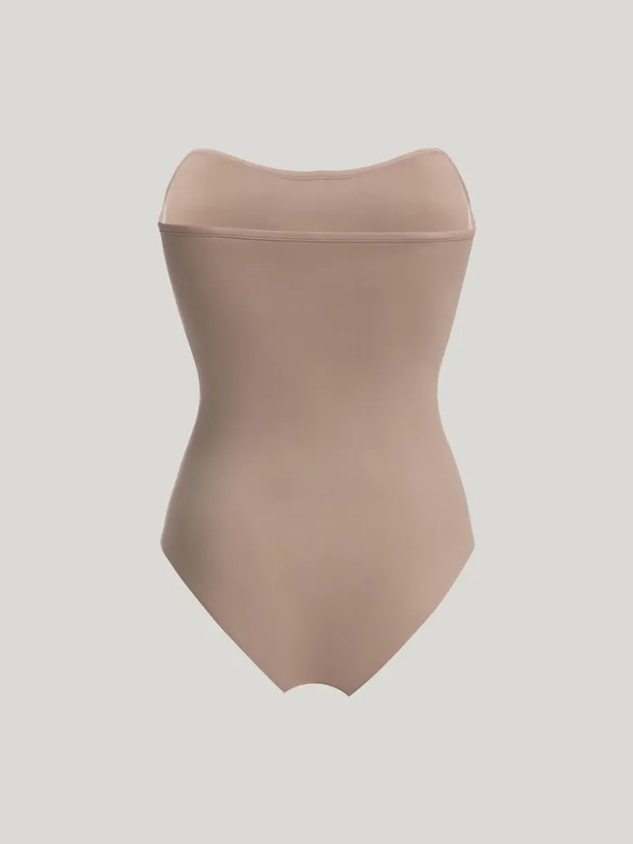 Wolford Individual Seamless Bodusuit Macchiato Women Bodies and Dresses