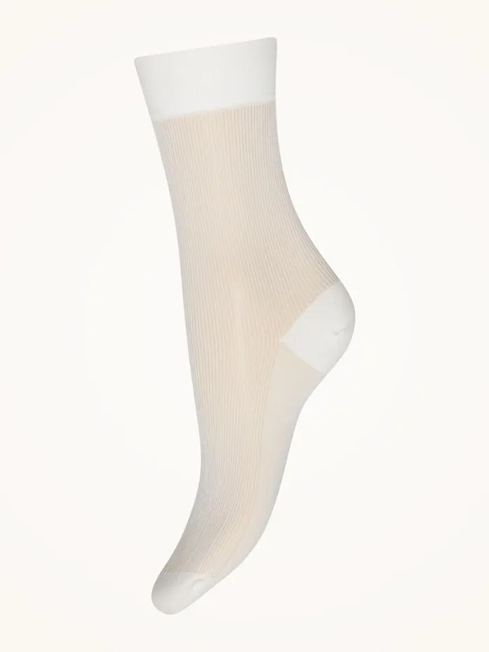 Wolford Monofil Socks White Women Socks