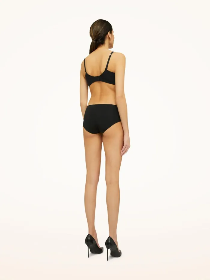 Wolford Pure Panty Black Women Bras and Bottoms Wolford Pure Panty Black Women Bras and Bottoms