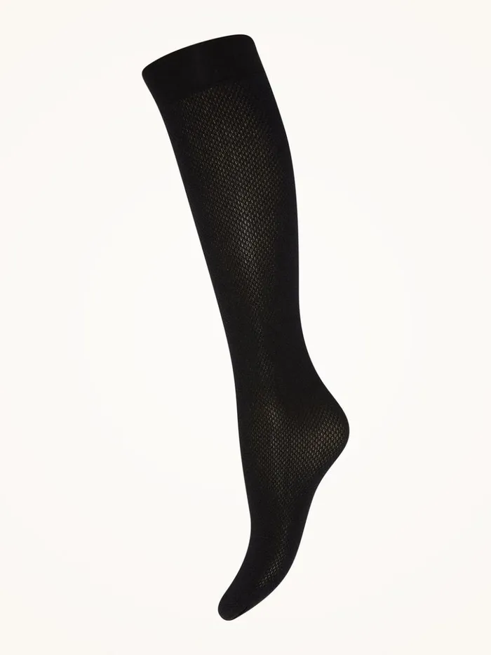 Wolford W Net KneeHighs Black Women ThighHighs and KneeHighs