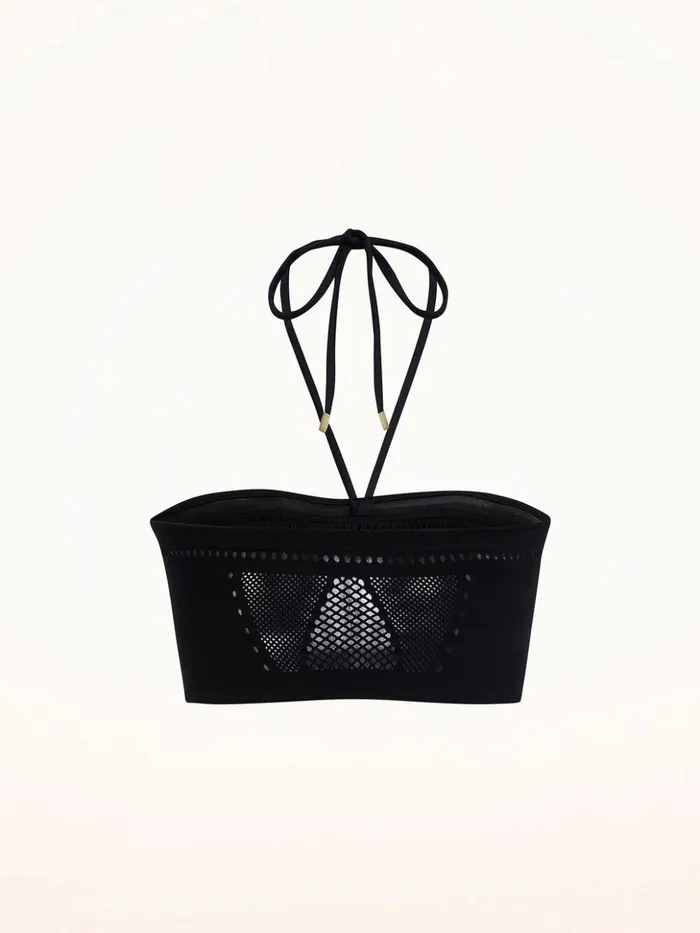 Wolford Zone Beach Bra Bandeau Black Women Bikinis