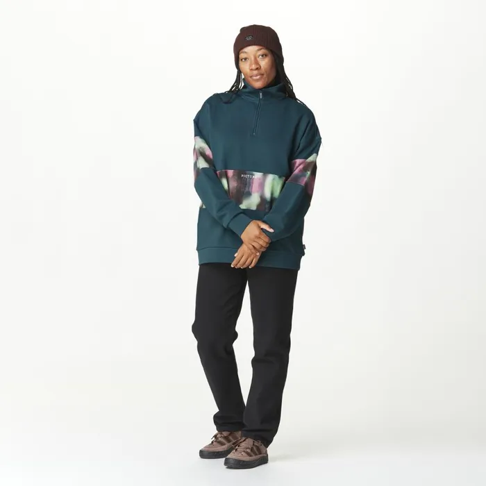 Woman FIR RUGBY 14 ZIP SWEATER Picture Organic Clothing Sweats and Hoodies