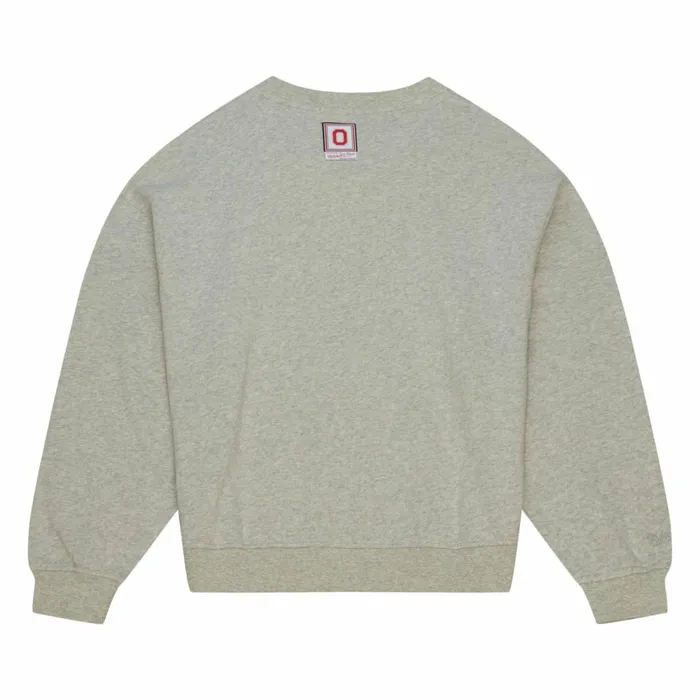 Women039s Hoodies and Sweatshirts Mitchell and Ness Women039s Logo Lightweight Crew 30 Ohio State Women039s Hoodies and Sweatshirts Mitchell and Ness Women039s Logo Lightweight Crew 30 Ohio State