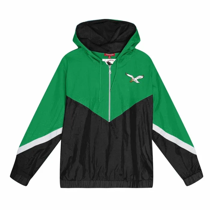 Women039s Jackets and Outerwear Mitchell and Ness Womens Windbreaker 30 Philadelphia Eagles Women039s Jackets and Outerwear Mitchell and Ness Womens Windbreaker 30 Philadelphia Eagles