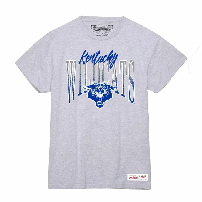 Women039s TShirts and Tops Mitchell and Ness Women039s Script Arc Tee University Of Kentucky Women039s TShirts and Tops Mitchell and Ness Women039s Script Arc Tee University Of Kentucky