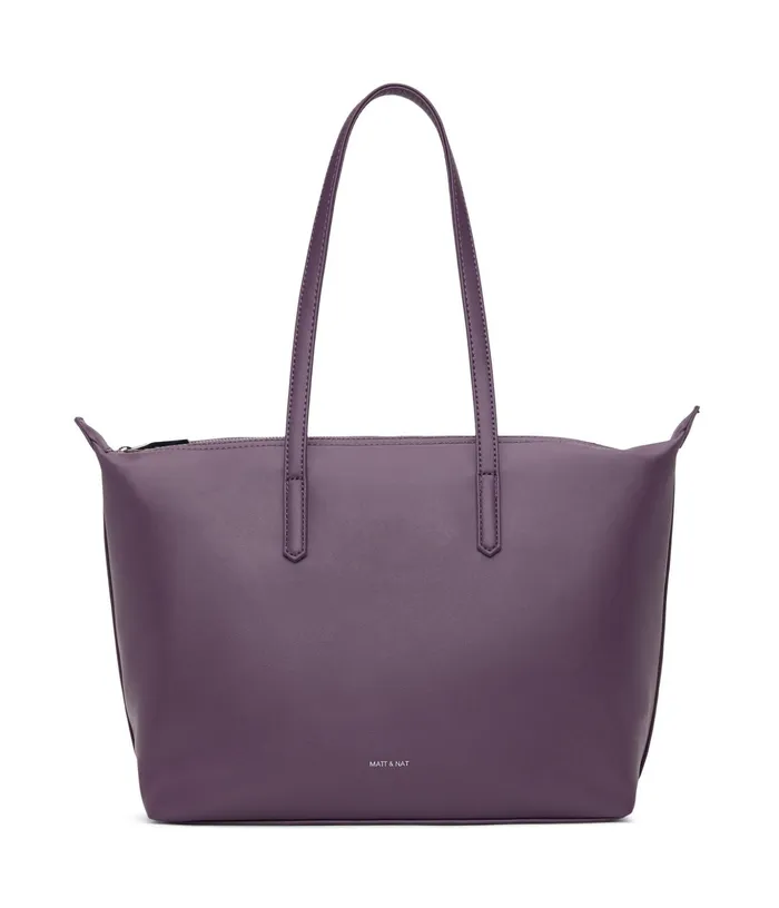 Women Abbi Vegan Tote Bag 8211 Loom Mulberry Matt and Nat Totes