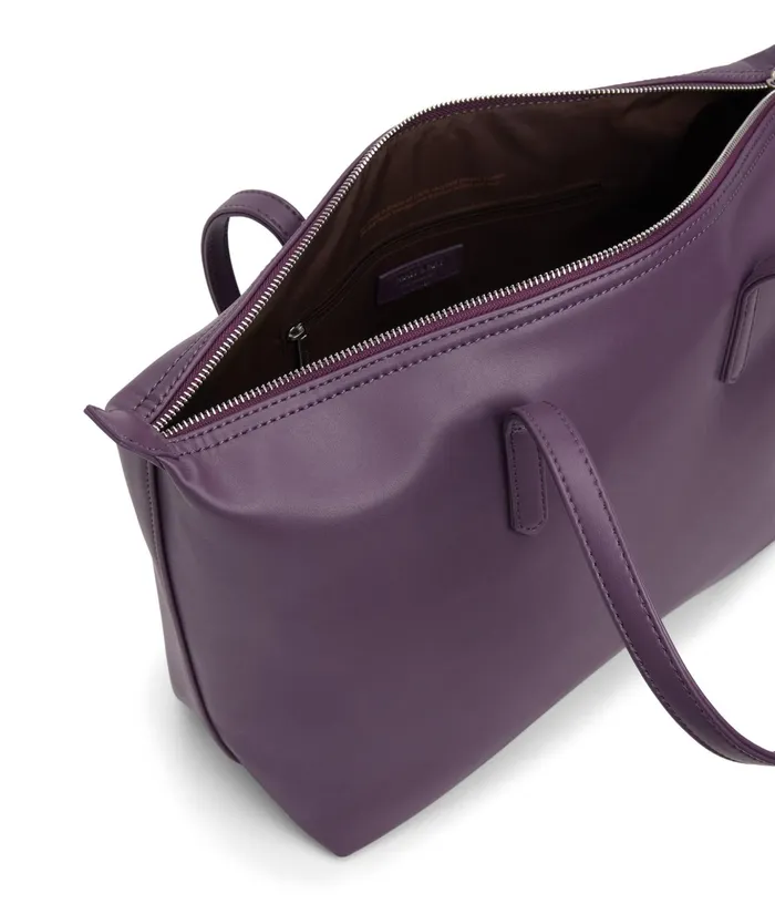 Women Abbi Vegan Tote Bag 8211 Loom Mulberry Matt and Nat Totes