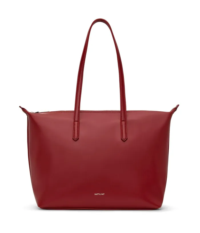 Women Abbi Vegan Tote Bag 8211 Loom Plum Matt and Nat Totes
