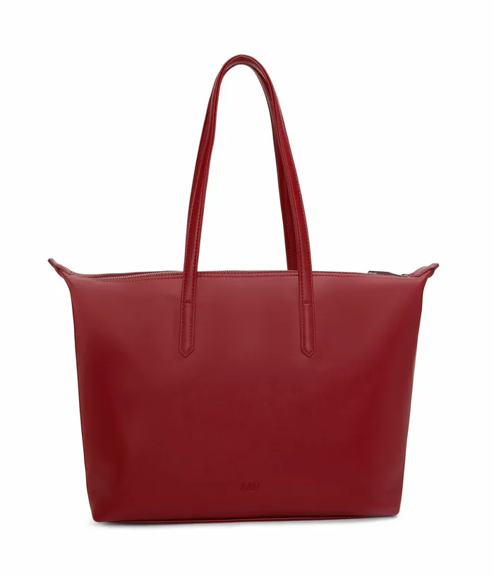 Women Abbi Vegan Tote Bag 8211 Loom Plum Matt and Nat Totes