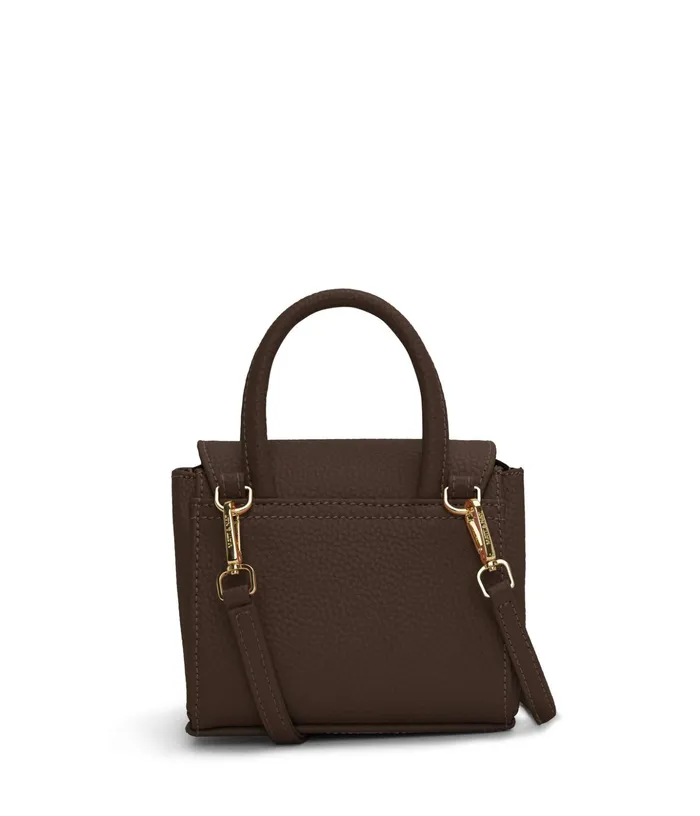 Women Adel Micro Vegan Satchel 8211 Purity Chocolate Matt and Nat Satchels