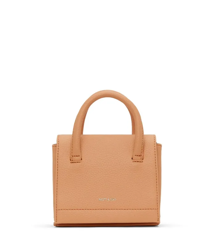 Women Adel Micro Vegan Satchel 8211 Purity Melon Matt and Nat Satchels