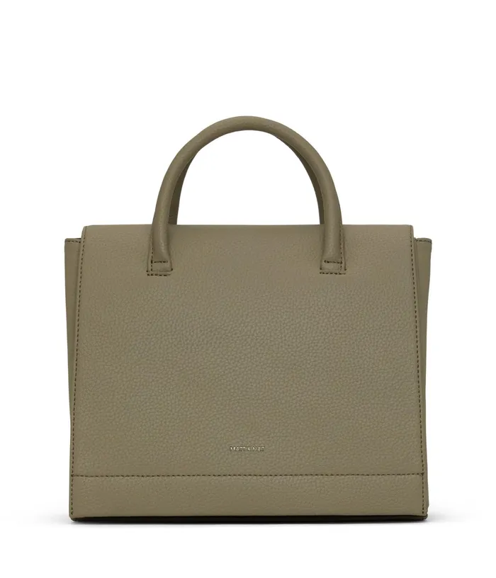 Women Adel Vegan Satchel 8211 Purity Mineral Matt and Nat Satchels