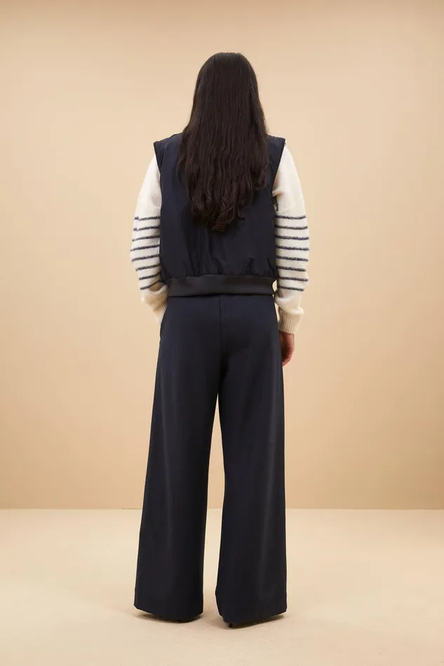 Women Aleksi Sleeveless Jacket Midnight Bybar Jackets