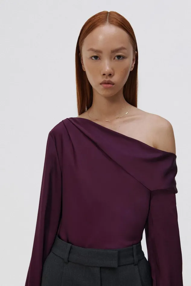 Women Alice Top Plum Jonathan Simkhai Tops and Bodysuits