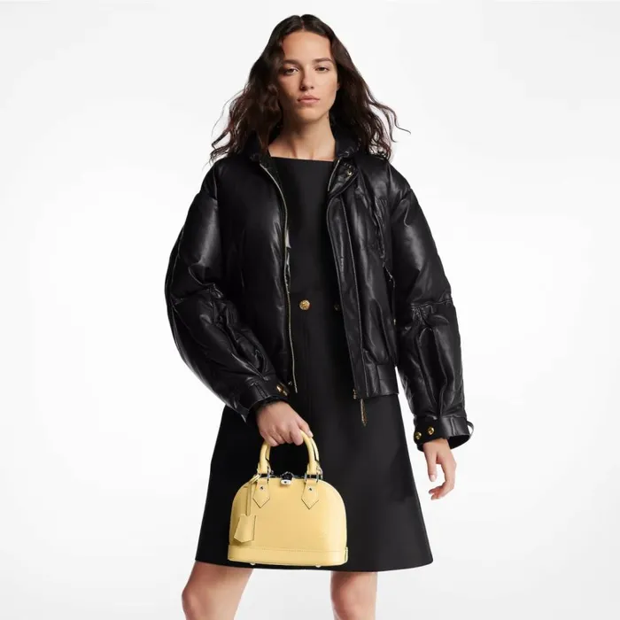 Women Alma Bag Louis Vuitton Louis Vuitton Jaune Plume Yellow M22213 Alma BB 8211 Louis Vuitton Handbag Store