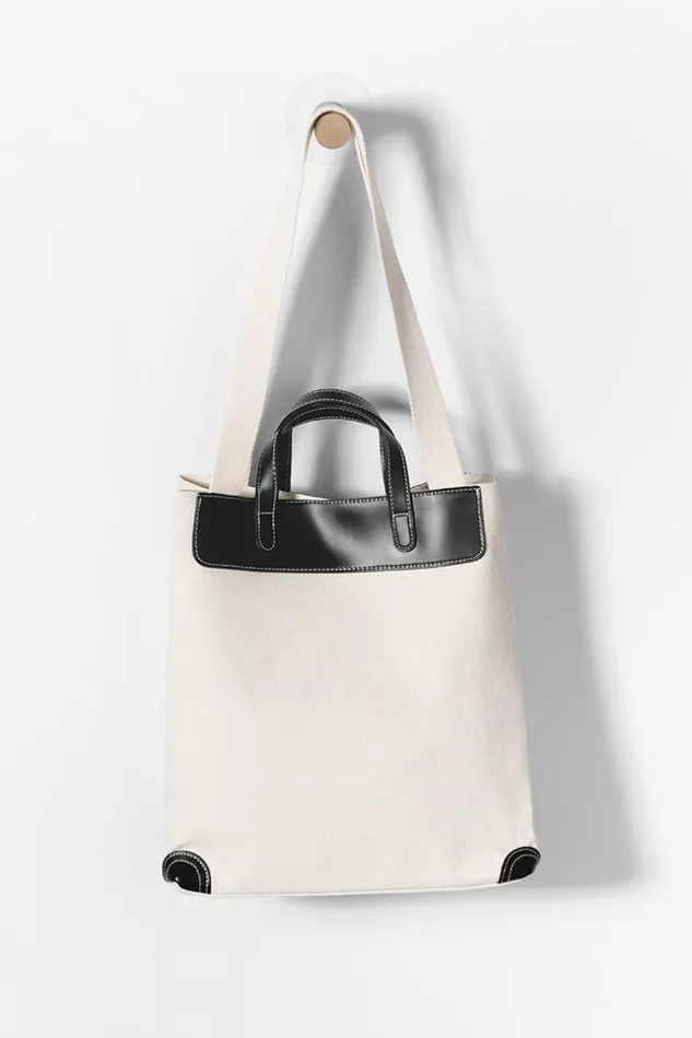 Women Bags Cupshe Anakena Preppy Canvas Shoulder Bag Multicolor