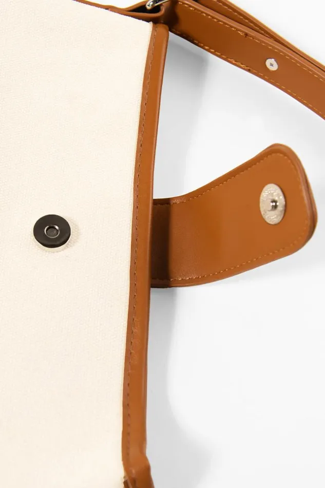 Women Bags Cupshe Sela Fashionable Solid Shoulder Bag Whitebrown