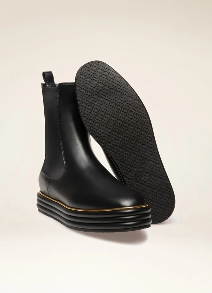 Women Bally Boots Faelisa 8211 Leather Boots In Black