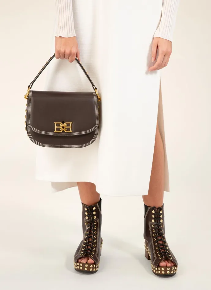 Women Bally Crossbody Bags Beckie 8211 Leather CrossBody Bag In Brown