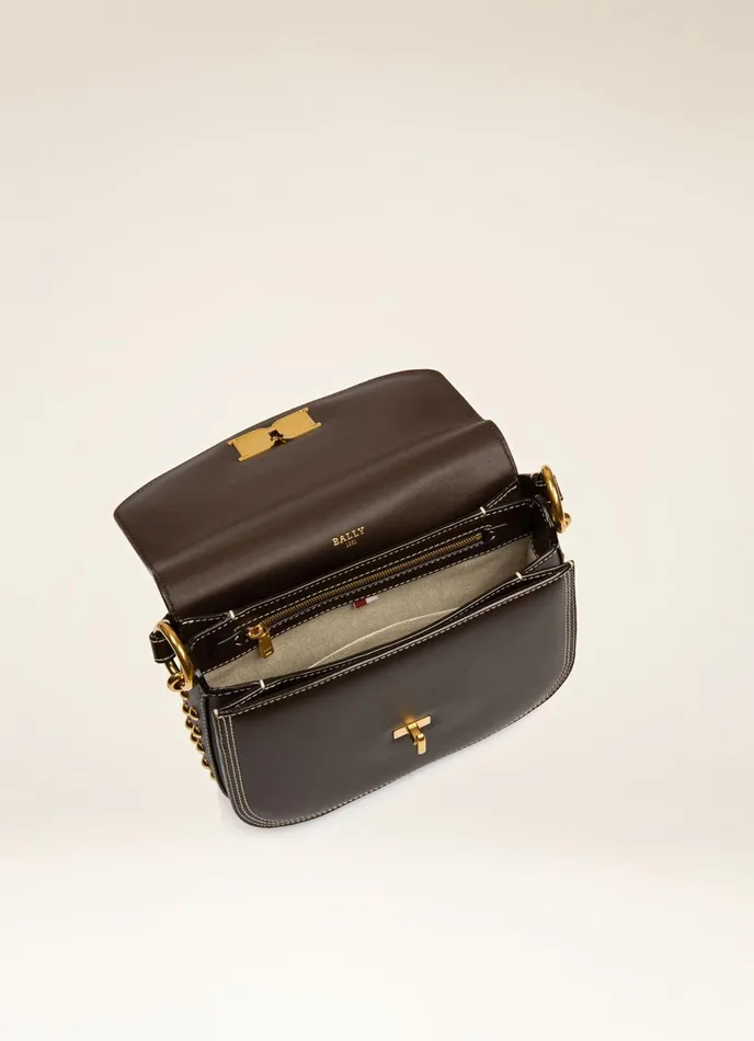 Women Bally Crossbody Bags Beckie 8211 Leather CrossBody Bag In Brown