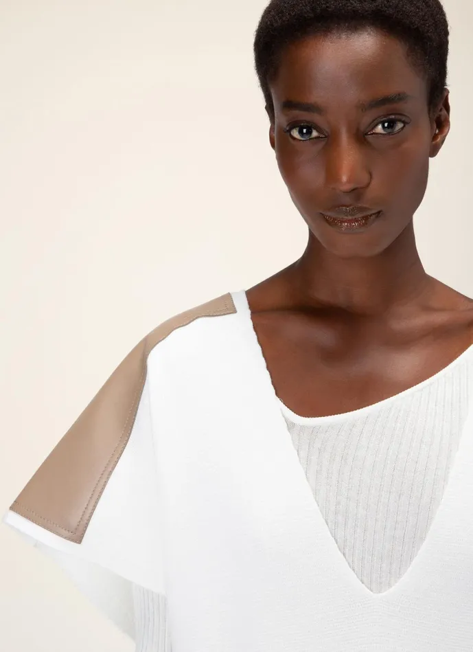 Women Bally Dresses And Skirts Kaftan Dress 8211 Wool Dress In White
