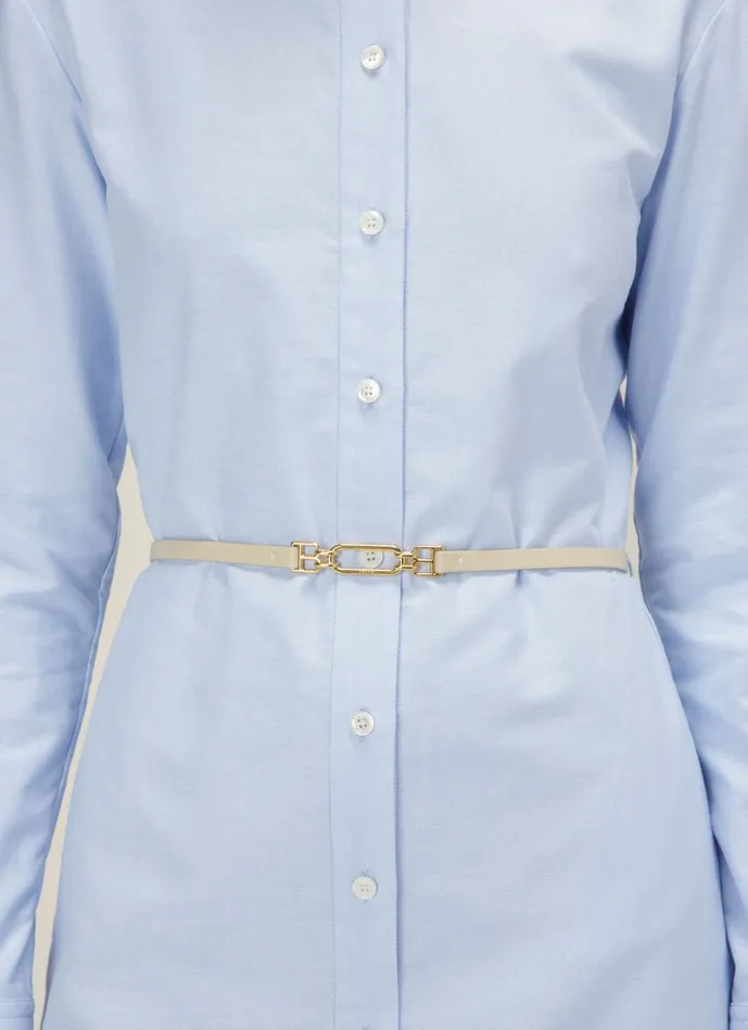 Women Bally Dresses And Skirts Shirt Dress 8211 Cotton Dress In Light Blue