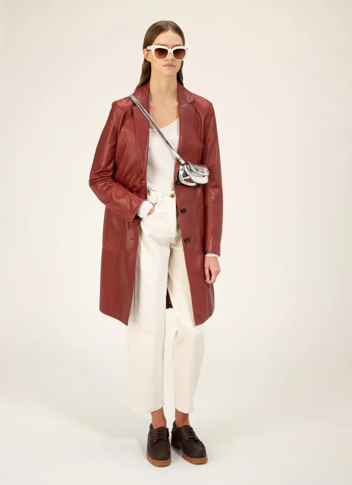 Women Bally Flats and Moccasins Tristan 8211 Leather Moccasin In Brown