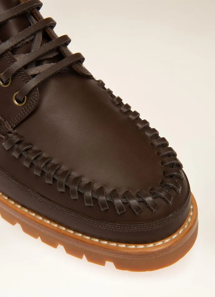 Women Bally Flats and Moccasins Tristan 8211 Leather Moccasin In Brown