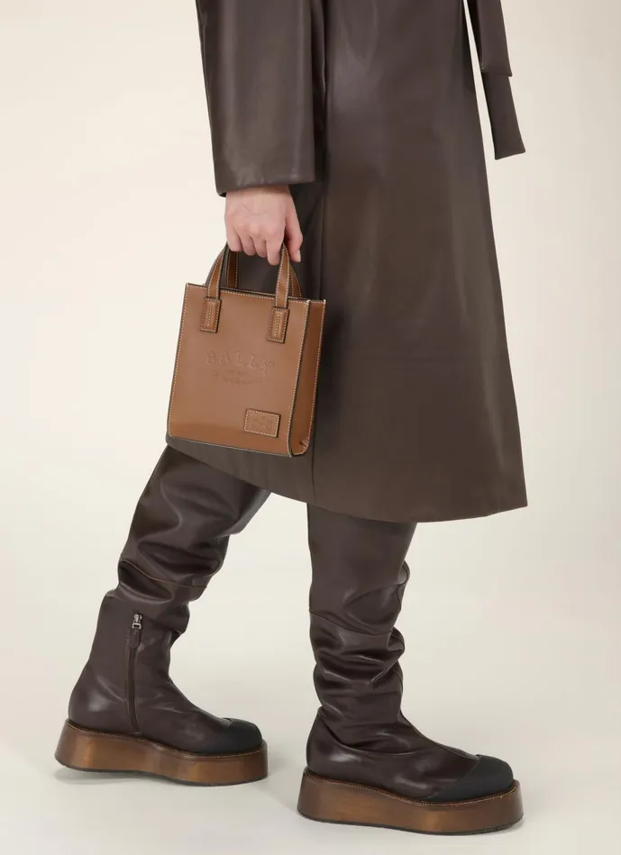 Women Bally Mini And Belt Bags Crystalia XS 8211 Leather Minibag In Brown