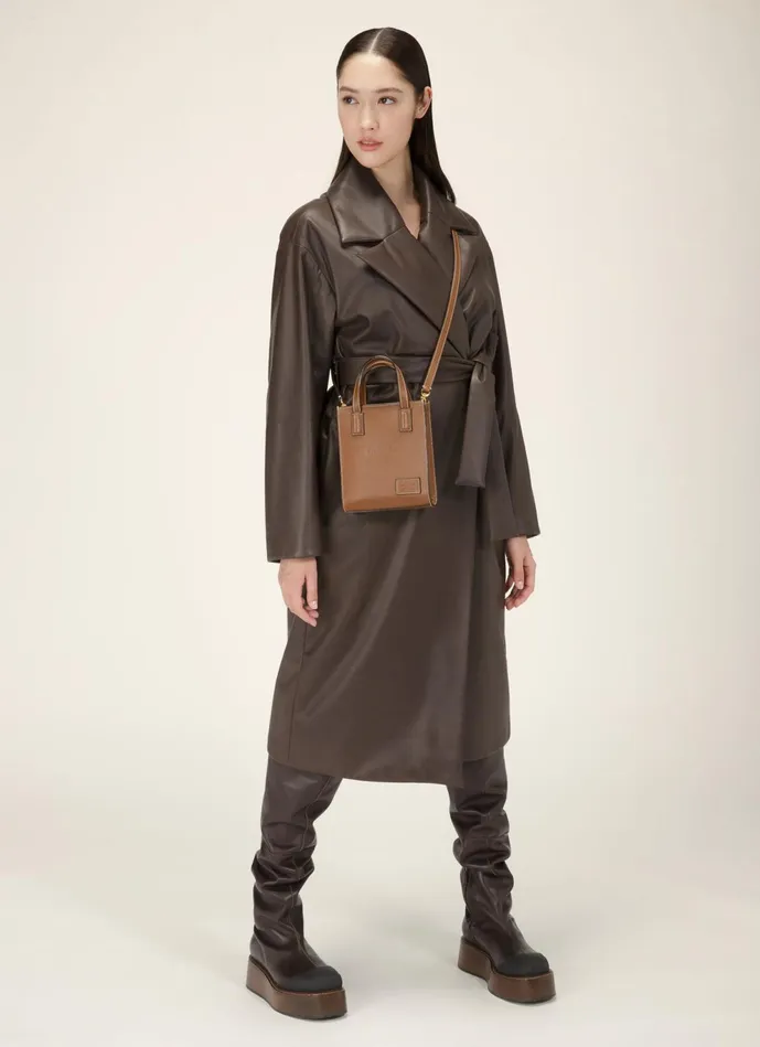 Women Bally Mini And Belt Bags Crystalia XS 8211 Leather Minibag In Brown