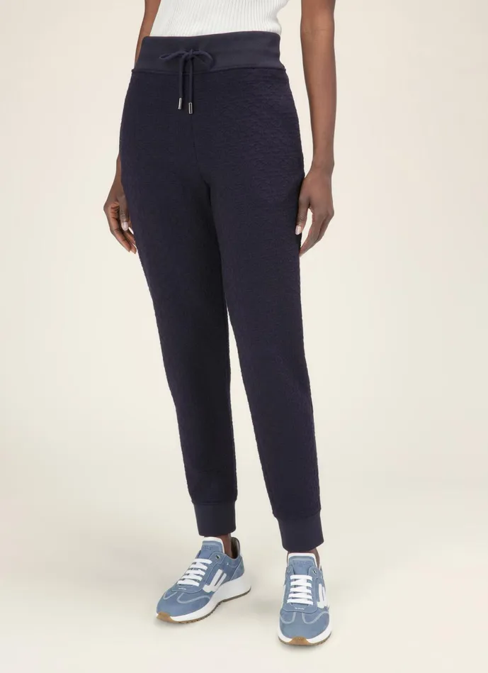 Women Bally Pants Monogram Sweatpants 8211 Polyamide Bottoms In Black