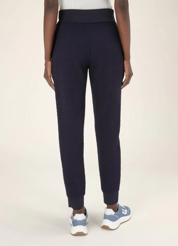 Women Bally Pants Monogram Sweatpants 8211 Polyamide Bottoms In Black