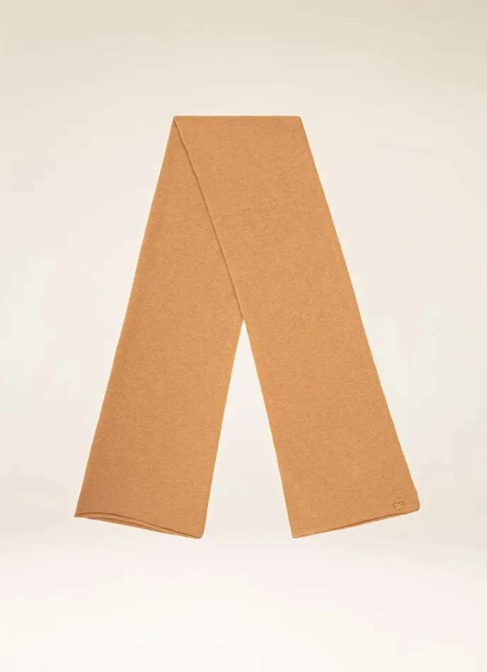 Women Bally Scarves BChain Scarf 8211 Cashmere Accessory In Camel
