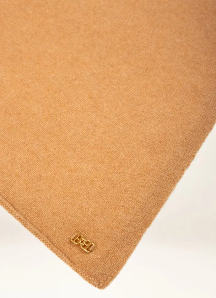 Women Bally Scarves BChain Scarf 8211 Cashmere Accessory In Camel
