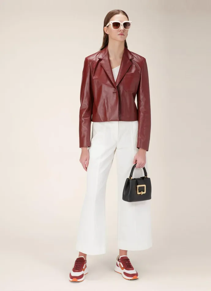 Women Bally Top Handle Bags Jorah Small 8211 Leather Top Handle Bag In Black