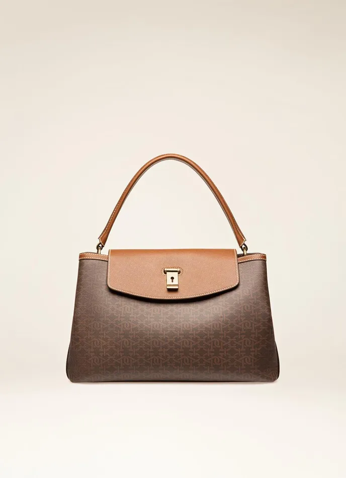 Women Bally Top Handle Bags Layka 8211 TPU Top Handle Bag In Brown