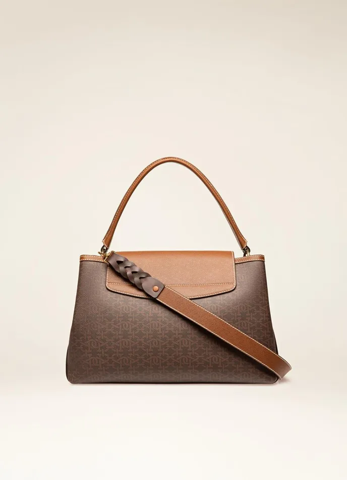 Women Bally Top Handle Bags Layka 8211 TPU Top Handle Bag In Brown