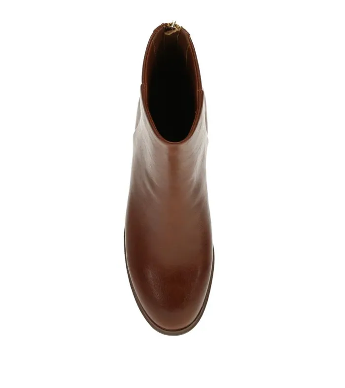 Women Baretraps Booties Bessie Block Heel Bootie Mahogany Women Baretraps Booties Bessie Block Heel Bootie Mahogany
