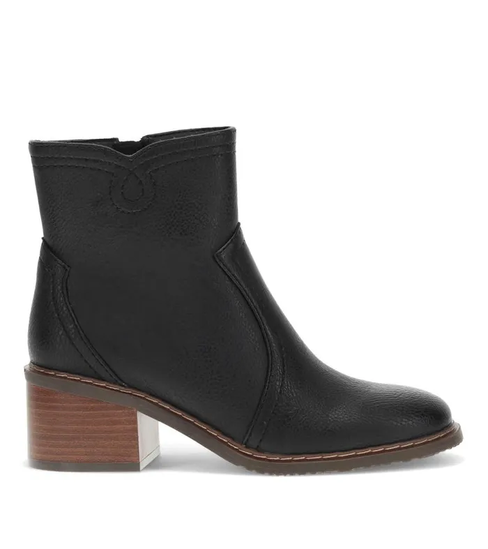 Women Baretraps Booties Calloway Block Heel Bootie Black Women Baretraps Booties Calloway Block Heel Bootie Black