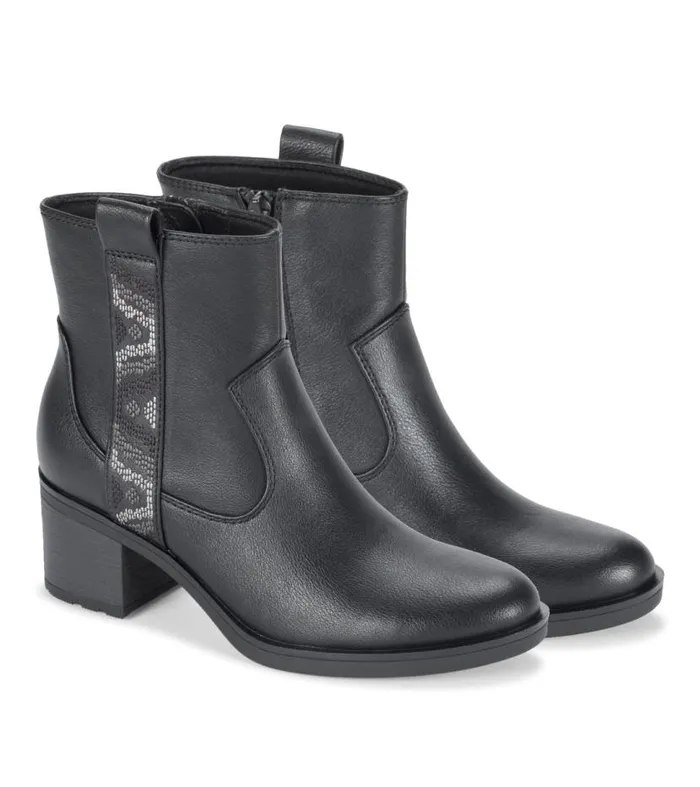 Women Baretraps Booties Covina Block Heel Bootie Black Women Baretraps Booties Covina Block Heel Bootie Black