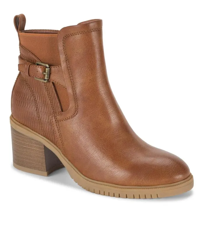 Women Baretraps Booties Fremily Block Heel Boot Acorn