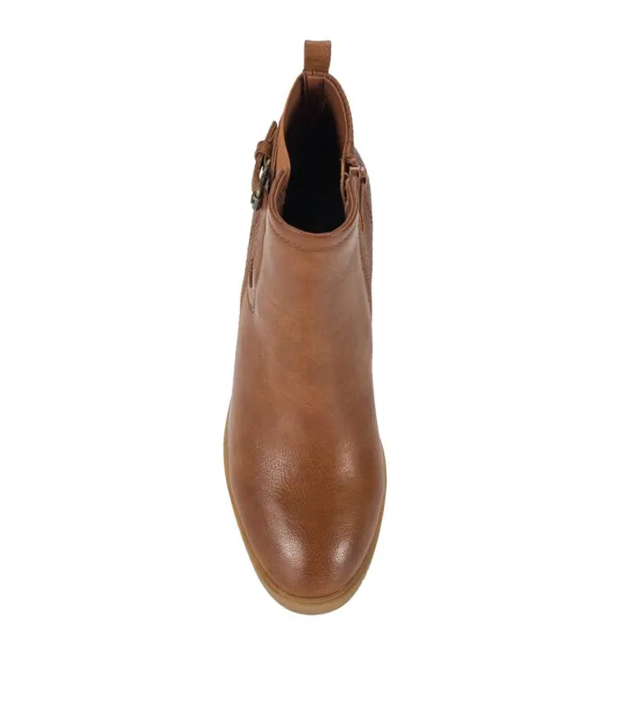 Women Baretraps Booties Fremily Block Heel Boot Acorn Women Baretraps Booties Fremily Block Heel Boot Acorn
