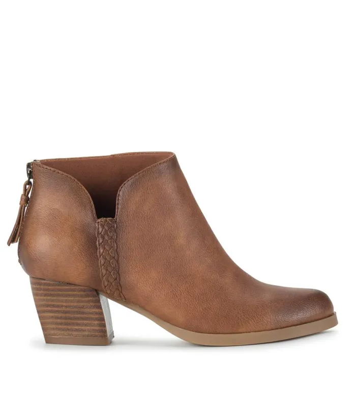 Women Baretraps Booties Lauryn Block Heel Ankle Bootie Walnut Women Baretraps Booties Lauryn Block Heel Ankle Bootie Walnut