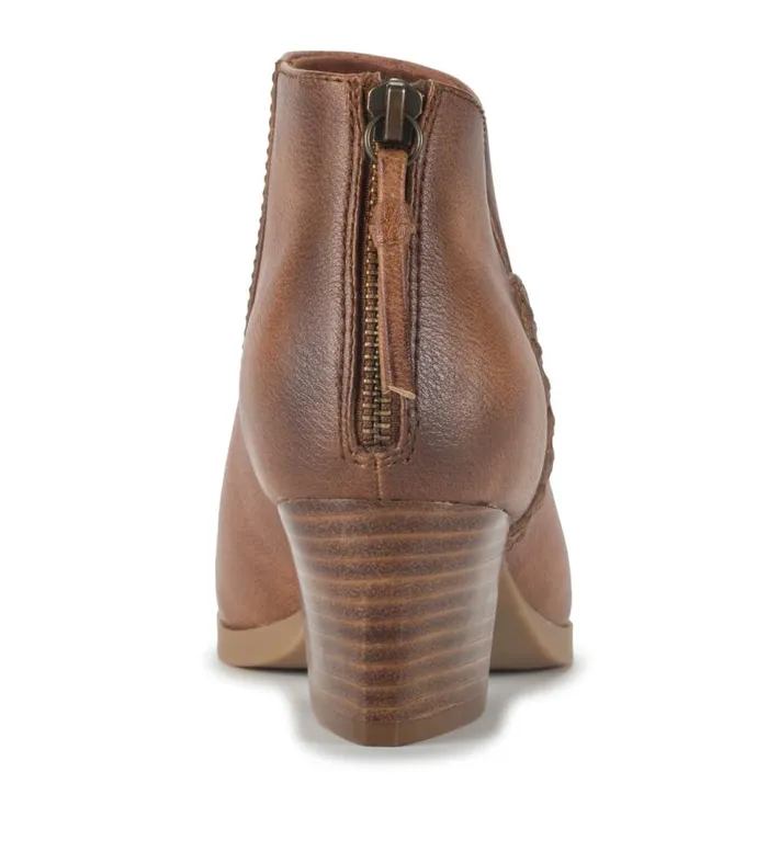 Women Baretraps Booties Lauryn Block Heel Ankle Bootie Walnut Women Baretraps Booties Lauryn Block Heel Ankle Bootie Walnut